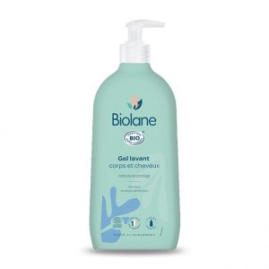 Biolane Органический Гель-душ для очищения тела и волос, 500 мл